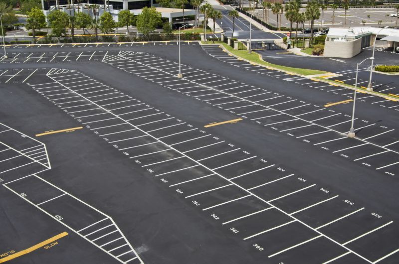 Completed Asphalt Parking Lot
