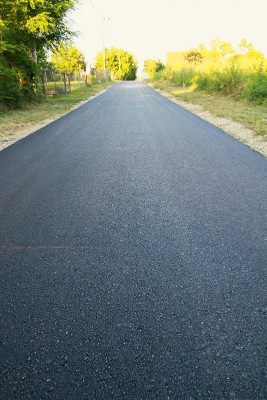 Black Asphalt Driveway